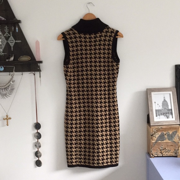 Calvin Klein Houndstooth Dress - Picture 2 of 4